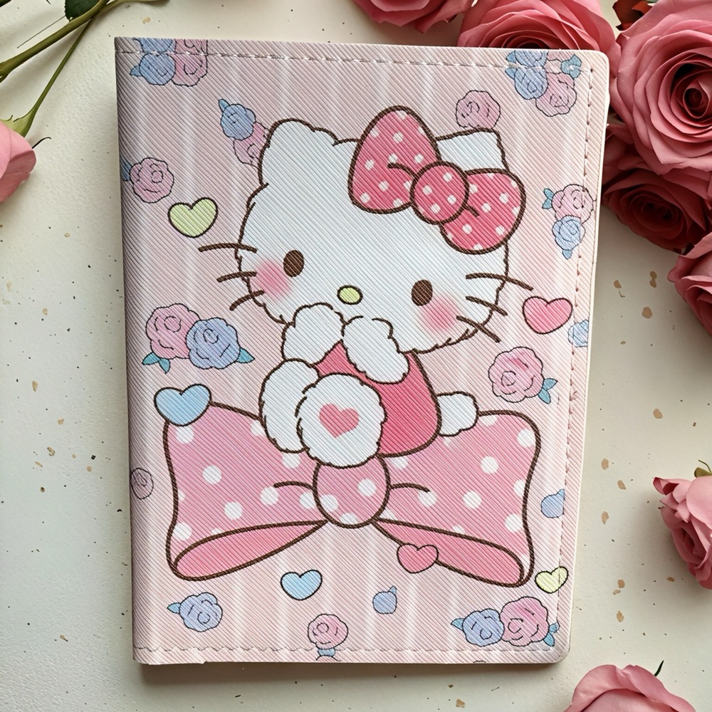 Blushing Bow Garden Passport Wallet